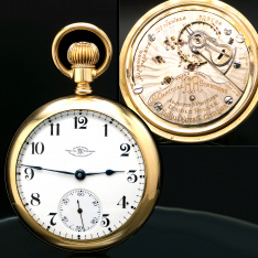 Railroad Watch | Ball Watch Co. (Hamilton) Gr. 999H Railroad Pocket Watch | 18 Size, 21 Jewel